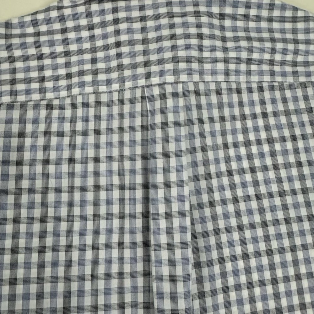 Jos. A. Bank Gray Men Plaid Button Down Shirt Size Large - Picture 6 of 9